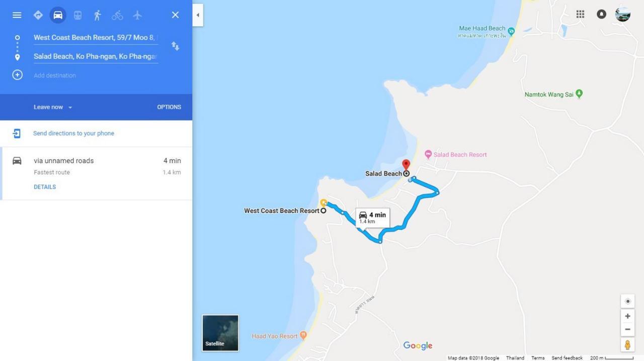 West Coast Beach Resort Ko Pha Ngan Ngoại thất bức ảnh